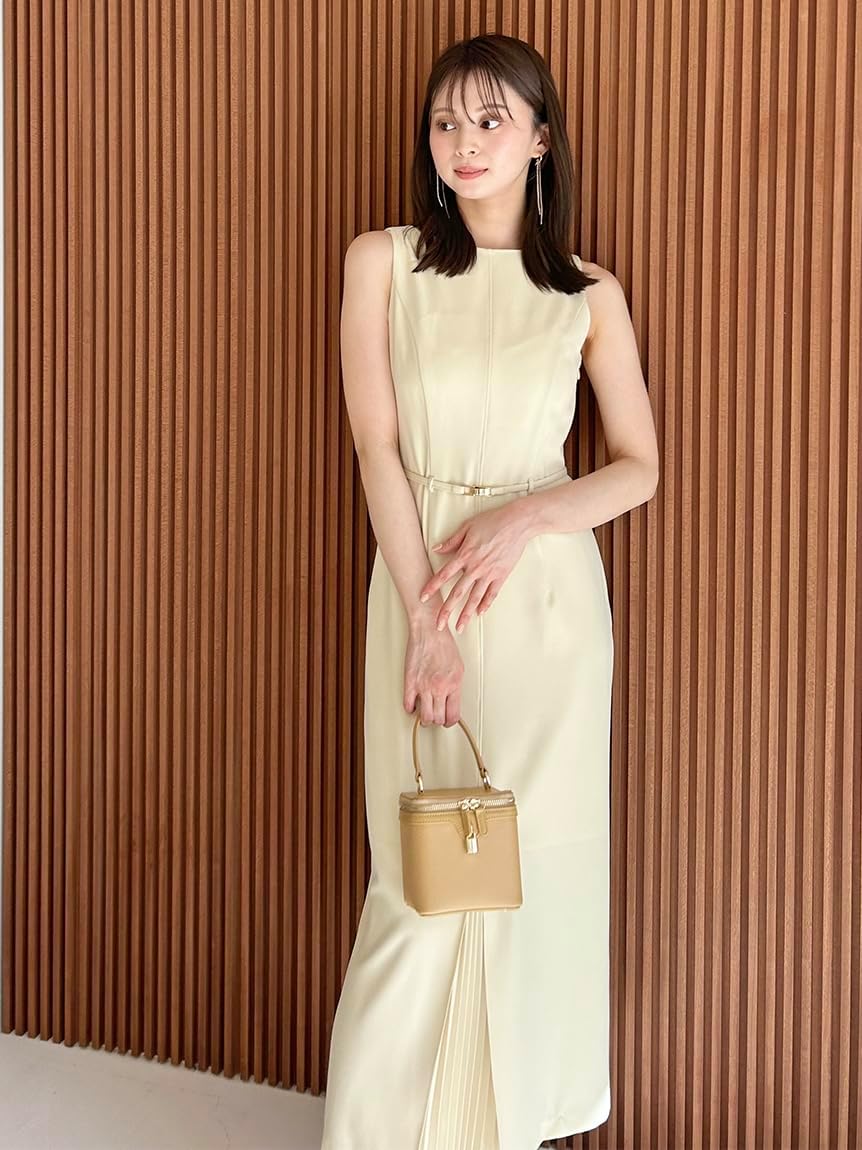 SustainableベルティッドIラインワンピース Amazon.co.jp: [スナイデル] SustainaベルティッドIラインワンピ